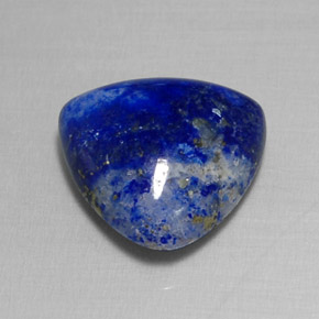 Lápis-lazúli azul real Natural 6.24ct, Trilhão, Opaco