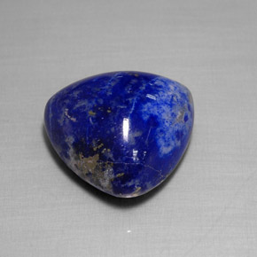 Lápis-lazúli azul natural 14,12ct, trillion, opaco