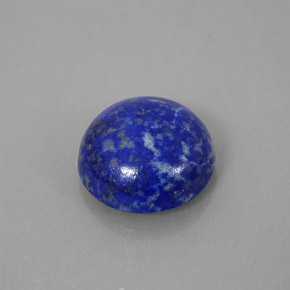 Lápis-lazúli azul natural 5,10ct, corte redondo, opaco