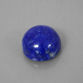 Lápis-lazúli azul natural 4,33ct, corte redondo, opaco