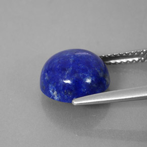 Lápis-lazúli azul natural 4,33ct, corte redondo, opaco