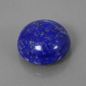 Lápis-lazúli azul natural 6,14ct, corte redondo, opaco