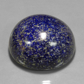 Lápis-lazúli azul natural 381,00ct, corte oval, opaco