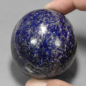 Lápis-lazúli azul natural 381,00ct, corte oval, opaco