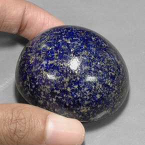 Lápis-lazúli azul natural 381,00ct, corte oval, opaco