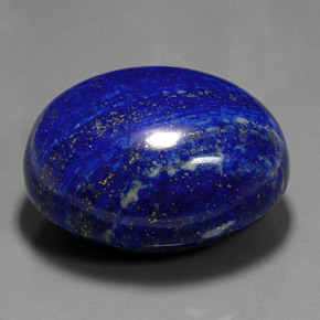 Lápis-lazúli azul natural 570,00ct, corte oval, opaco