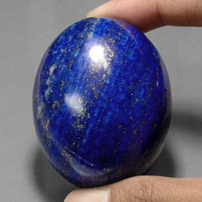 Lápis-lazúli azul natural 570,00ct, corte oval, opaco