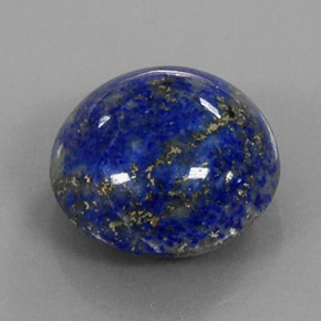 Lápis-lazúli azul real Natural 24.12ct, Corte Redondo, Opaco