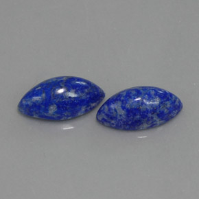 Pedras preciosas de lápis-lazúli azul natural de  ct, marquise, opaco
