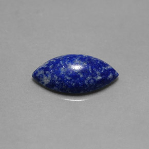 Lápis-lazúli azul natural 1,60ct, marquise, opaco
