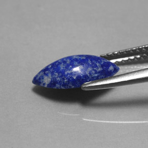 Lápis-lazúli azul natural 1,60ct, marquise, opaco