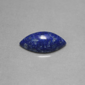 Lápis-lazúli azul natural 1,54ct, marquise, opaco