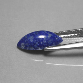 Lápis-lazúli azul natural 1,54ct, marquise, opaco