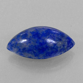 Lápis-lazúli azul natural 2,33ct, marquise, opaco