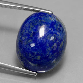Lápis-lazúli azul natural 25,84ct, corte oval, opaco