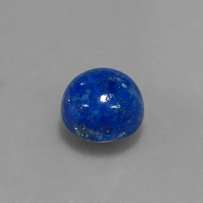 Lápis-lazúli azul natural 3,61ct, corte redondo, opaco