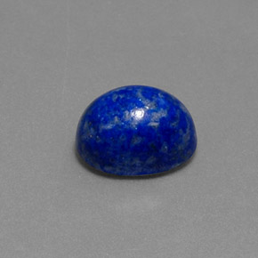 Lápis-lazúli azul natural 2,91ct, corte oval, opaco