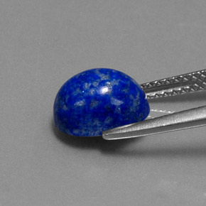 Lápis-lazúli azul natural 2,91ct, corte oval, opaco