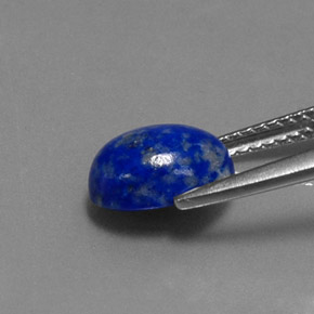 Lápis-lazúli azul natural 2,30ct, corte oval, opaco