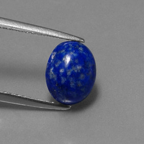 Lápis-lazúli azul natural 2,17ct, corte oval, opaco