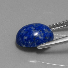 Lápis-lazúli azul natural 3,22ct, corte oval, opaco