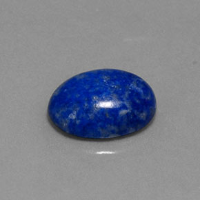 Lápis-lazúli azul natural 2,15ct, corte oval, opaco
