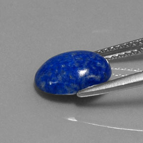 Lápis-lazúli azul natural 2,15ct, corte oval, opaco