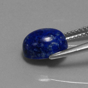 Lápis-lazúli azul natural 2,89ct, corte oval, opaco