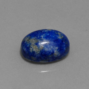 Lápis-lazúli azul natural 2,92ct, corte oval, opaco