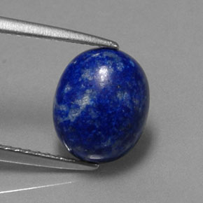 Lápis-lazúli azul natural 3,23ct, corte oval, opaco
