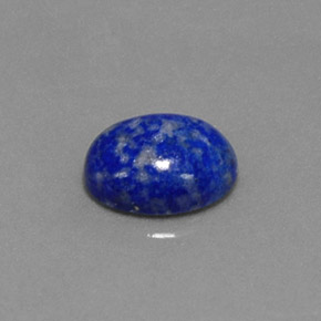 Lápis-lazúli azul natural 1,67ct, corte oval, opaco