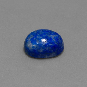 Lápis-lazúli azul natural 2,50ct, corte oval, opaco