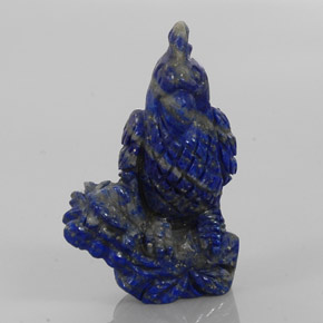 Lápis-lazúli azul natural 59,27ct, forma extravagante, opaco