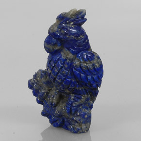 Lápis-lazúli azul natural 59,27ct, forma extravagante, opaco