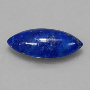 Lápis-lazúli azul natural 2,84ct, marquise, opaco