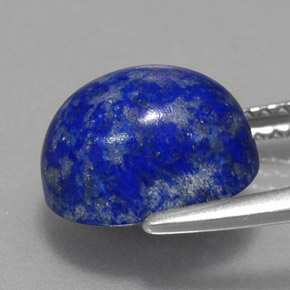 Lápis-lazúli azul natural 4,42ct, corte oval, opaco