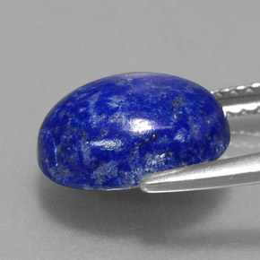Lápis-lazúli azul natural 3,13ct, corte oval, opaco