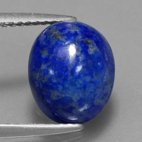 Lápis-lazúli azul natural 4,27ct, corte oval, opaco