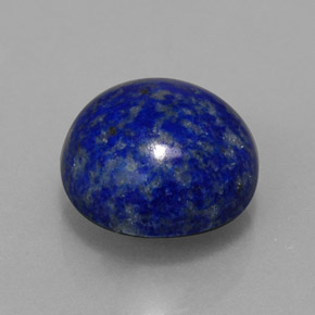 Lápis-lazúli azul natural 5,82ct, corte redondo, opaco
