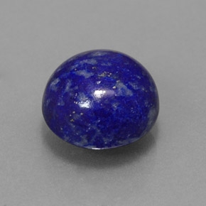 Lápis-lazúli azul natural 3,58ct, corte redondo, opaco