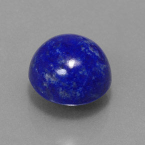 Lápis-lazúli azul natural 3,59ct, corte redondo, opaco