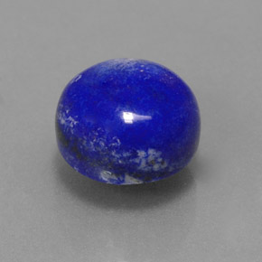 Lápis-lazúli azul natural 3,53ct, corte redondo, opaco