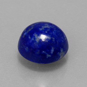 Lápis-lazúli azul natural 3,48ct, corte redondo, opaco