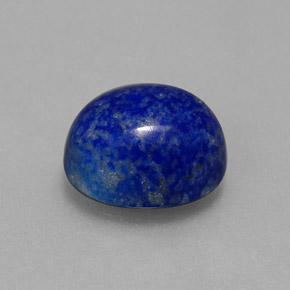 Lápis-lazúli azul natural 3,87ct, corte oval, opaco
