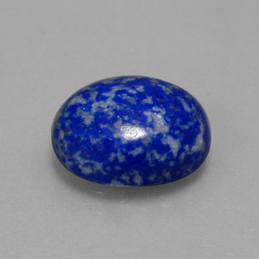 Lápis-lazúli azul natural 3,97ct, corte oval, opaco