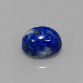 Lápis-lazúli azul natural 2,98ct, corte oval, opaco
