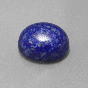 Lápis-lazúli azul natural 3,62ct, corte oval, opaco