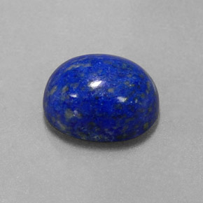 Lápis-lazúli azul natural 3,73ct, corte oval, opaco