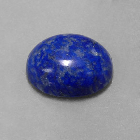 Lápis-lazúli azul natural 3,72ct, corte oval, opaco