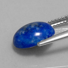 Lápis-lazúli azul natural 3,04ct, corte oval, opaco